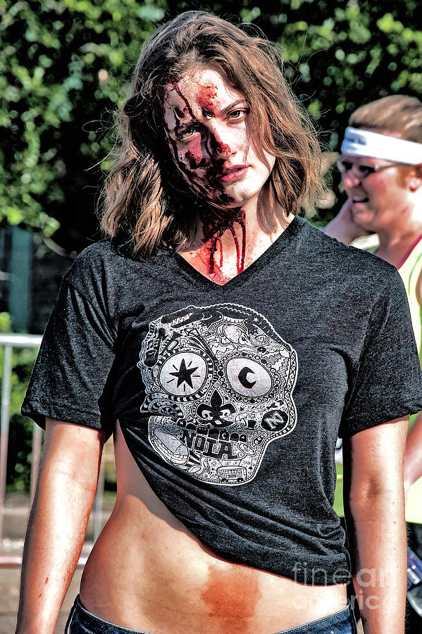 Zombie Run Nola 10 Photograph by Kathleen K Parker