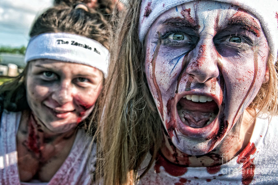 Zombie Run NOLA 2 Photograph by Kathleen K Parker