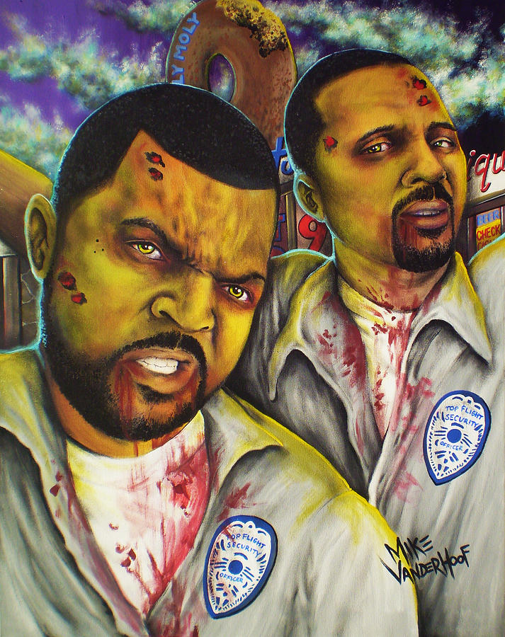 Friday After Next Painting - Zombie Top Flight Security by Mike Vanderhoof Friday After Next Painting - Zombie Top Flight Security by Mike Vanderhoof