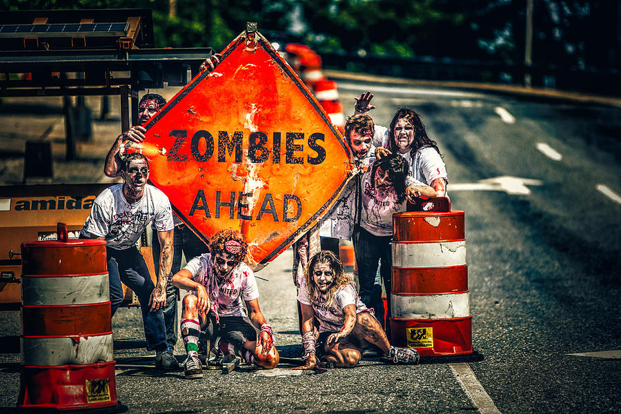 Zombies Ahead Photograph by Joshua Minso