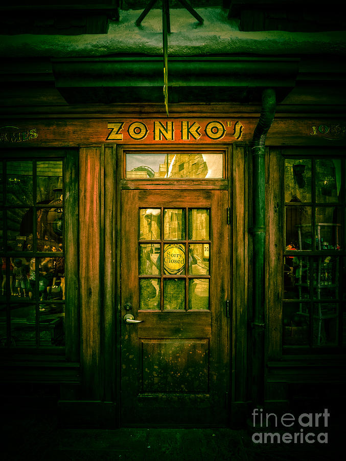 Harry Potter Photograph - Zonkos Joke Shop Hogsmeade 2 by Edward Fielding