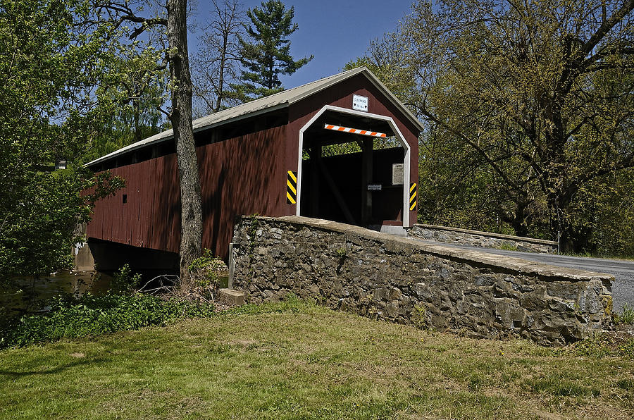 Zooks Mill Covered bridge. Photograph by Dave Sandt