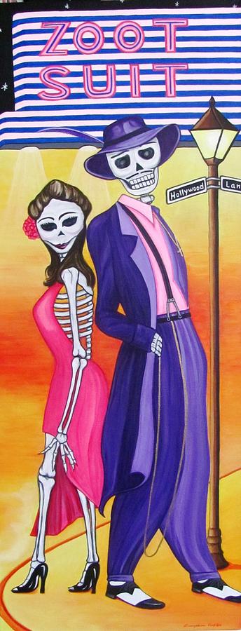 Zoot Suit Painting by Evangelina Portillo