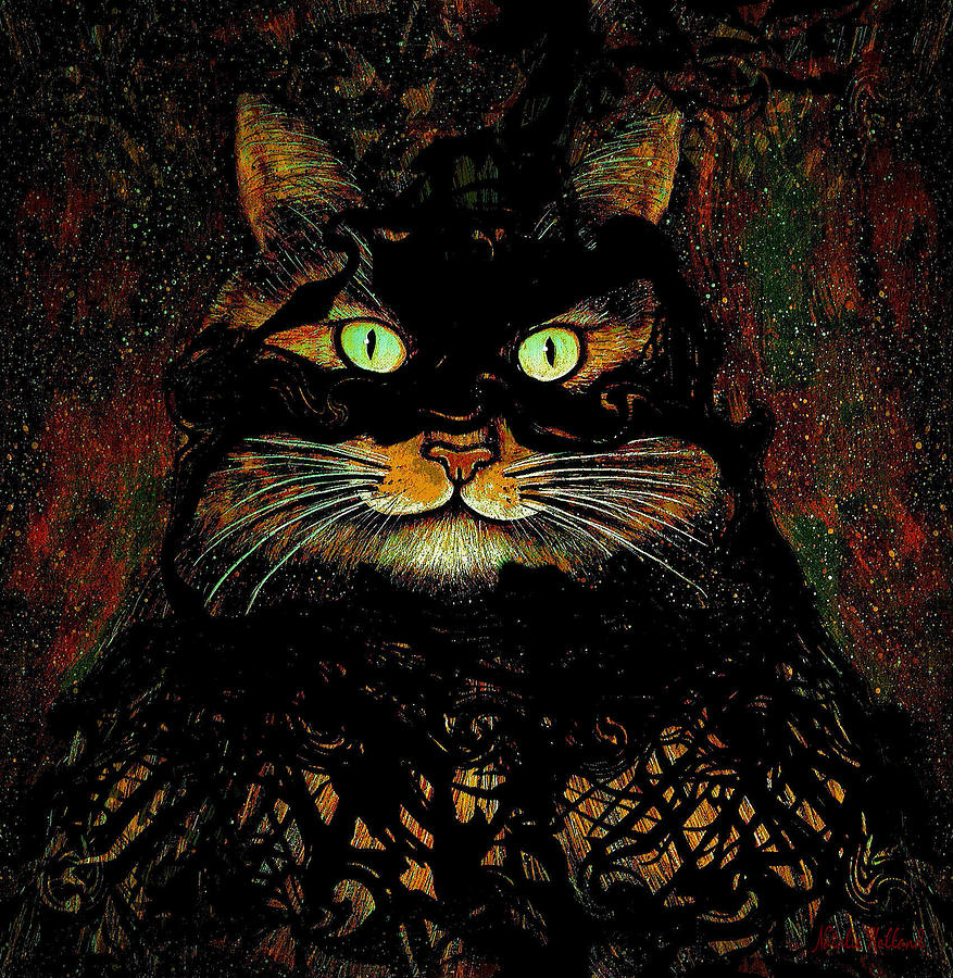 Cat Mixed Media - Zorro by Natalie Holland