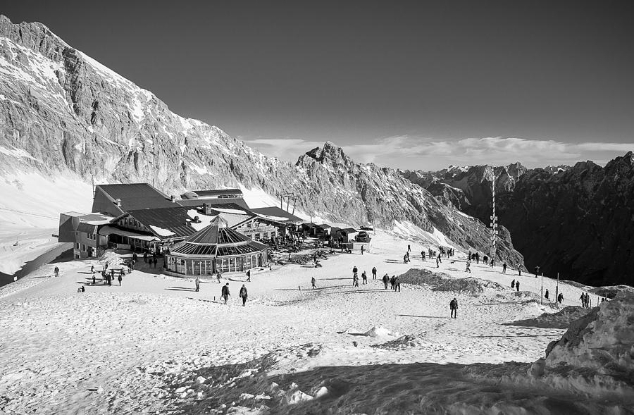 Zugspitze Glacier Photograph by Shirley Radabaugh