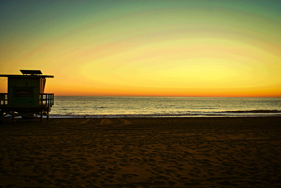 Sunset Photograph - Zuma Beach by Dana Bell