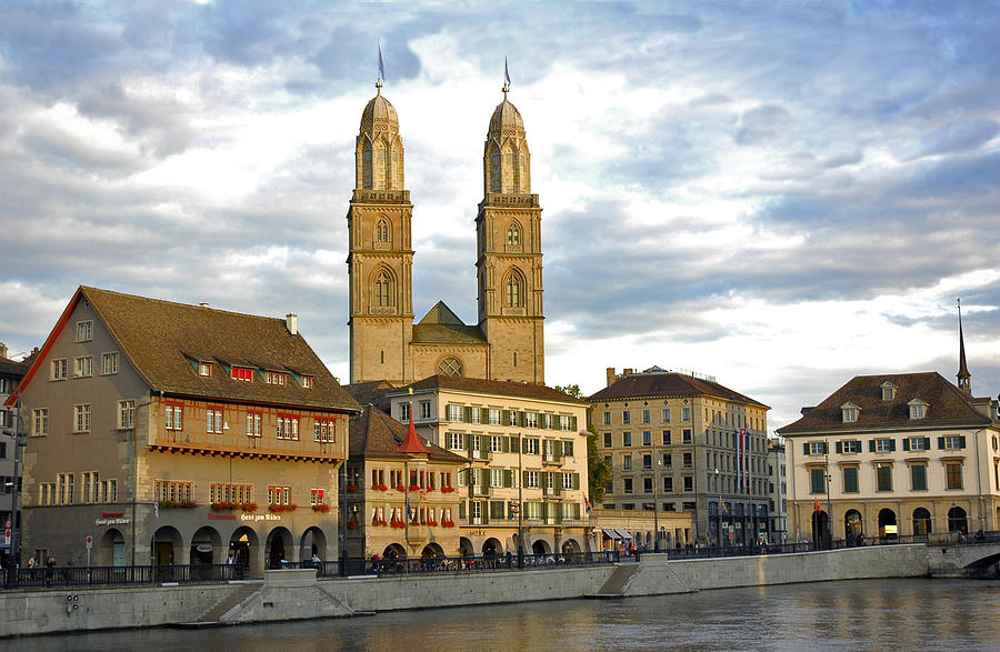 Zurich City Scape Photograph by Ginger Wakem