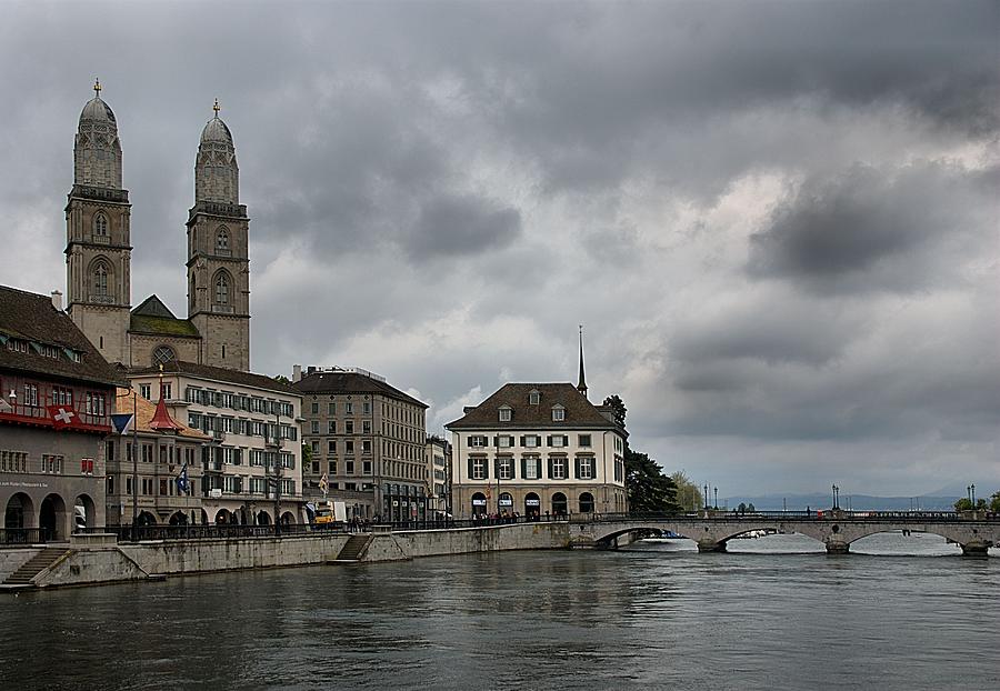 Zurich Cityscape Photograph by Steven Richman