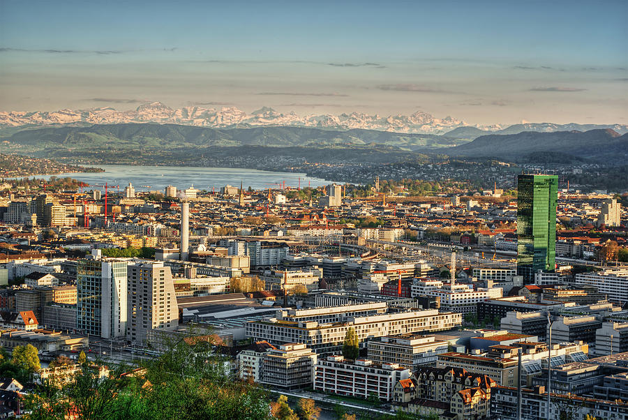 Zurich skyline, Switzerland Photograph by SilvanBachmann