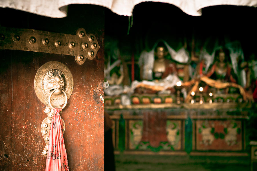 ZUTHRUL PHUG MONASTERY Milarepas Cave Photograph By Raimond Klavins ...