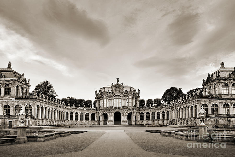 Architecture Photograph - Zwinger Palace, Dresden, Germany by Delphimages Photo Creations