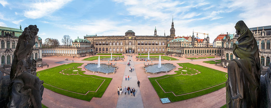 Architecture Photograph - Zwinger Palace Designed By Matthaus by Panoramic Images