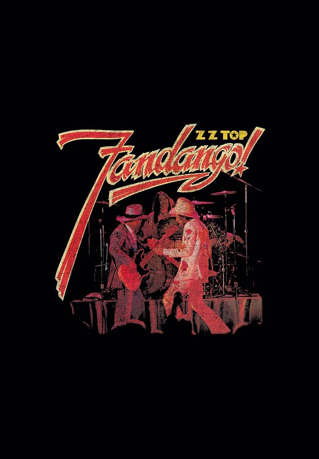 Music Digital Art - Zz Top - Fandango by Brand A