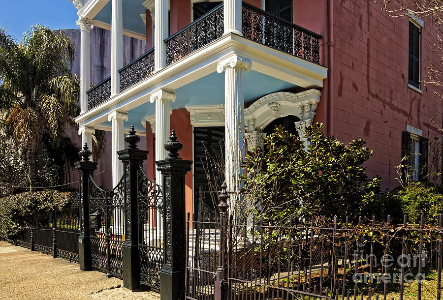  A Greek Revival House on Coliseum Street New Orleans Photograph by Kathleen K Parker