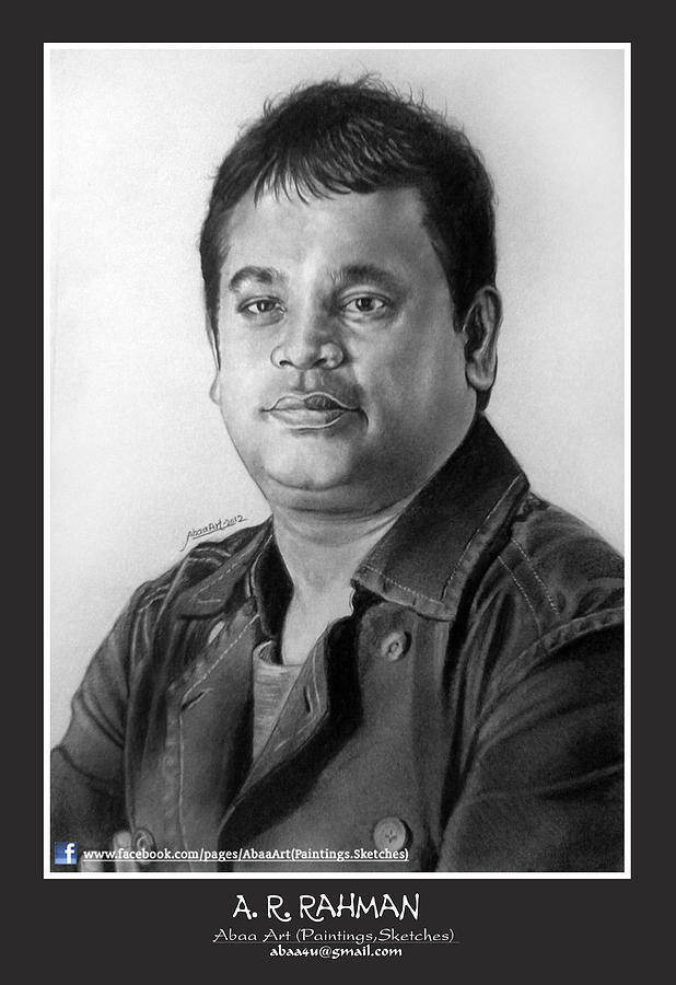 A R Rahman Drawing By Abaa Shewale