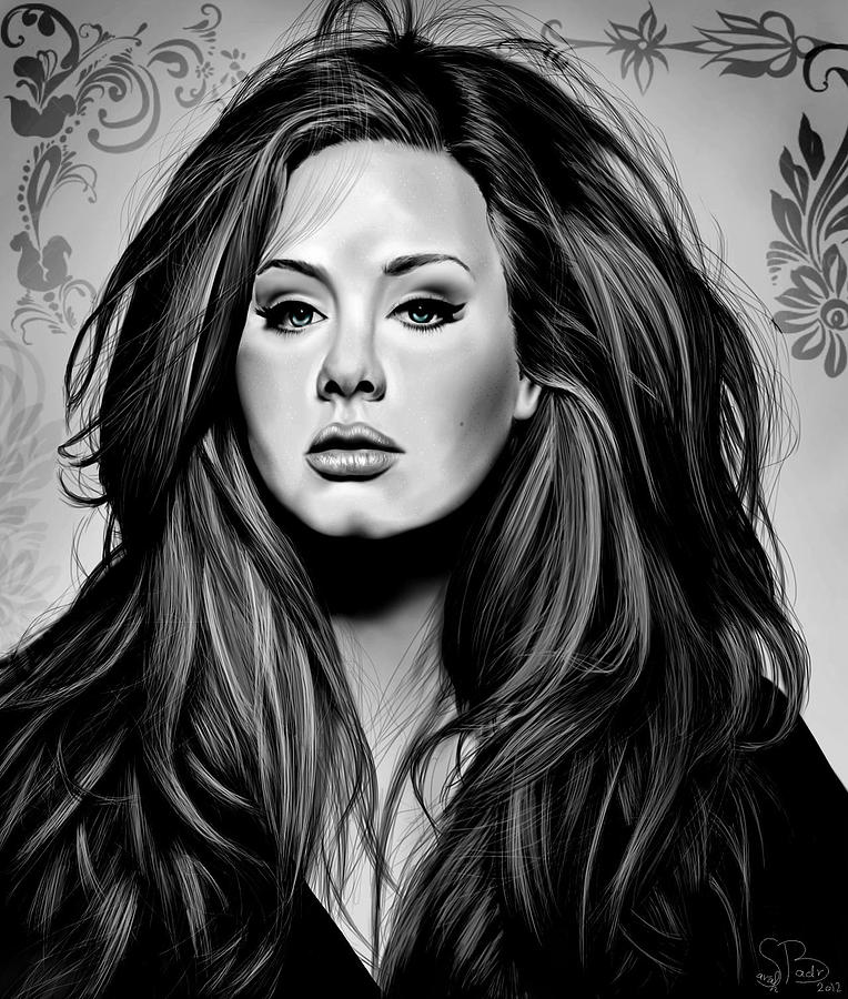 -adele- Digital Art by Sarah Badr - Fine Art America