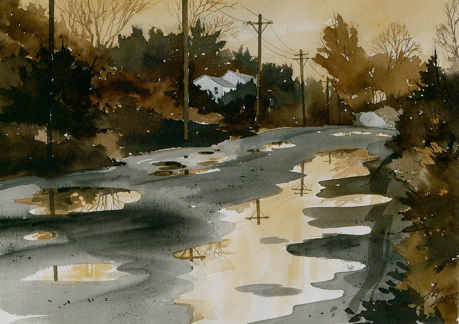   After The rain Painting by Art Scholz