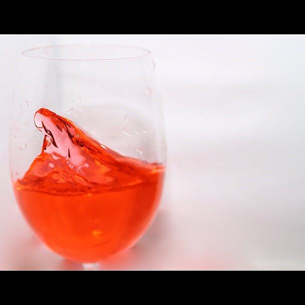 Wine Photograph - - Another One Hehe #water #red #wave by Anthony Wang