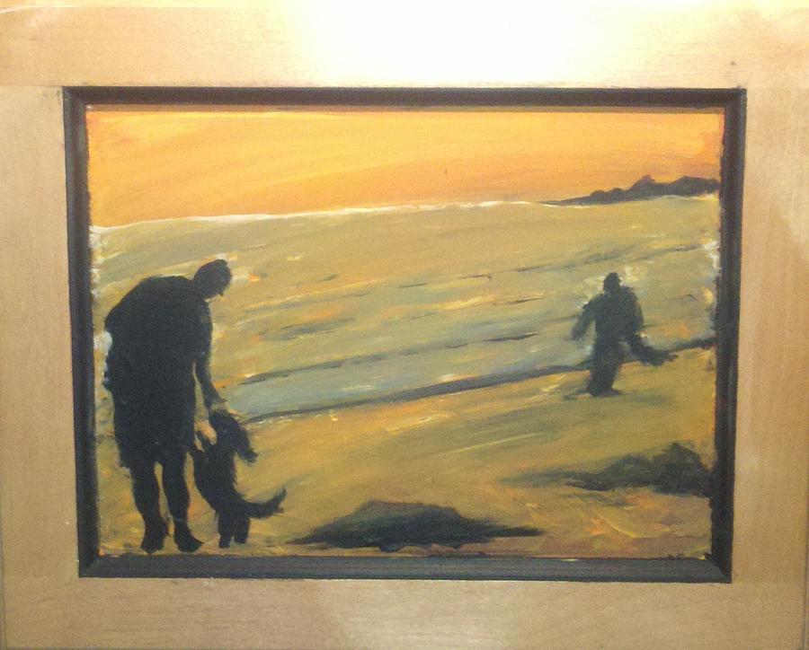 Beach scene Painting by Darnillious Designs Beach scene Painting by Darnillious Designs