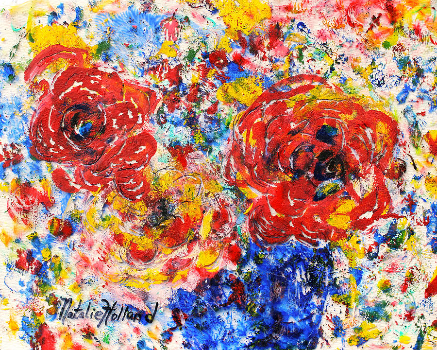   Beautiful Flowers Painting by Natalie Holland