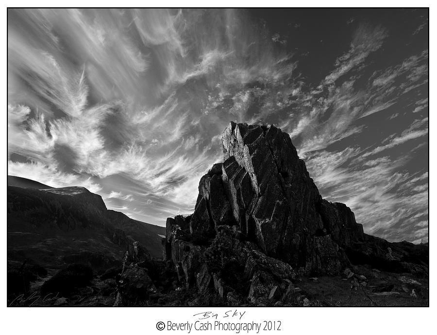  Big Sky - Snowdonia Photograph by B Cash