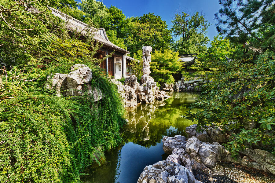  Chinese Garden in NY Photograph by Val Black Russian Tourchin