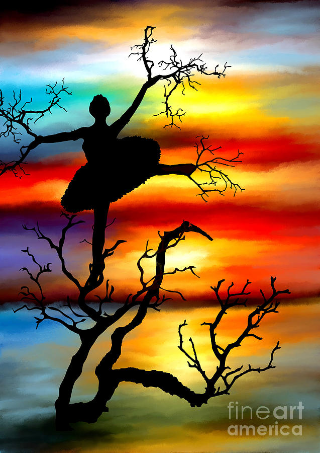  Dancer Painting by Andrzej Szczerski