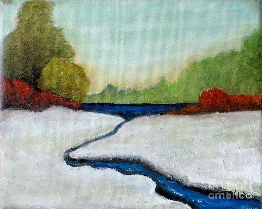  Early Winter Painting by Vesna Antic