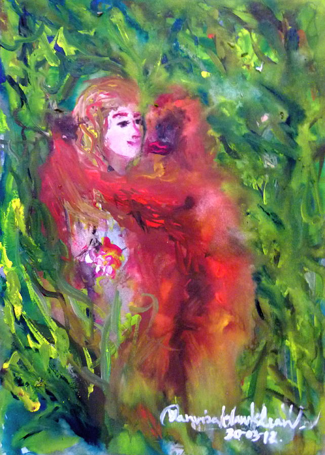  Fall In Love Painting by Wanvisa Klawklean
