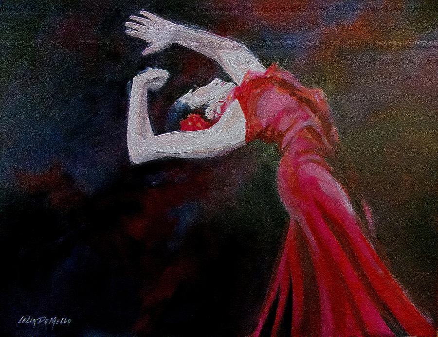  Flamenco Painting by Lelia DeMello