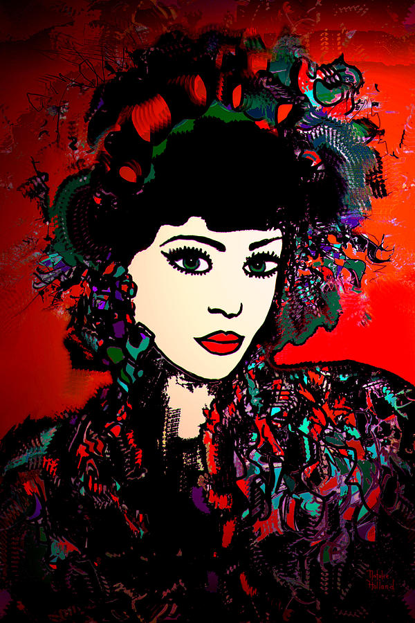  Geisha Girl Mixed Media by Natalie Holland