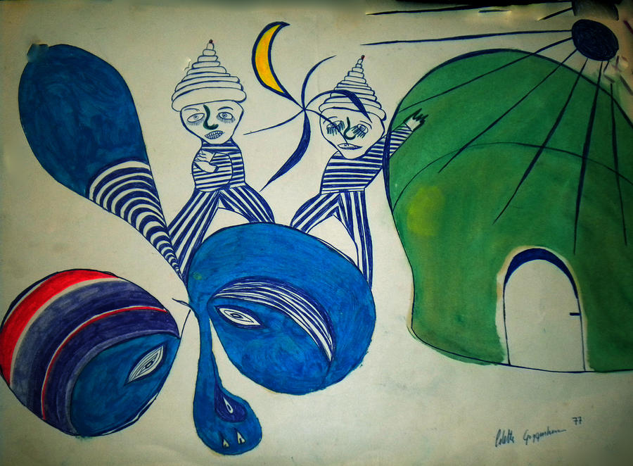  Imagination drawing from 1977  Drawing by Colette V Hera Guggenheim