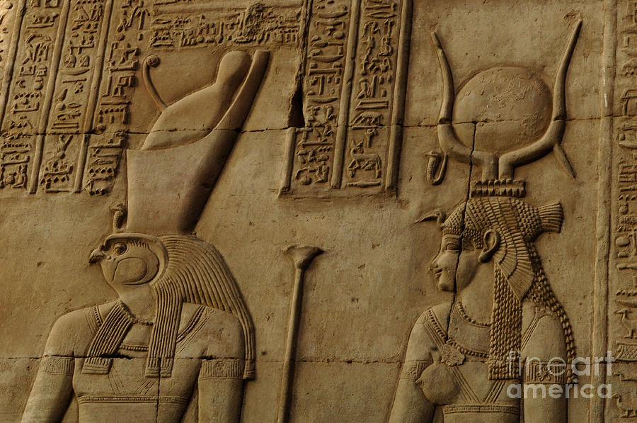  Karnak Egypt Hieroglyphics Photograph by Bob Christopher