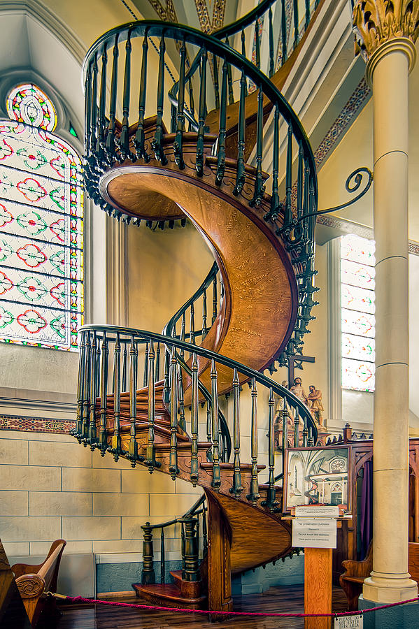  Loretto Chapel Staircase Photograph by Anna Rumiantseva