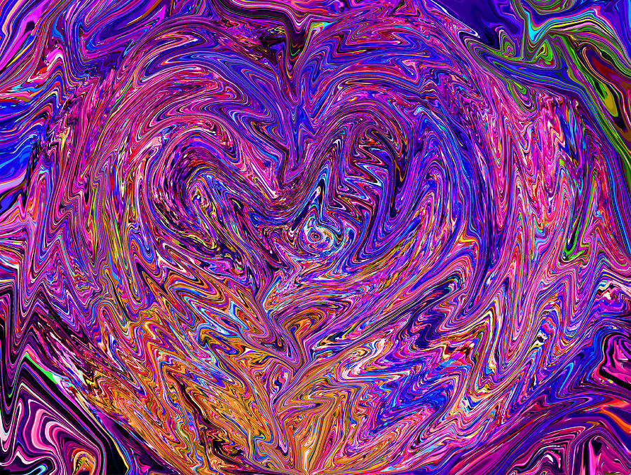  Love From The Ripple Of Thought  V 6  Mixed Media by Kenneth James