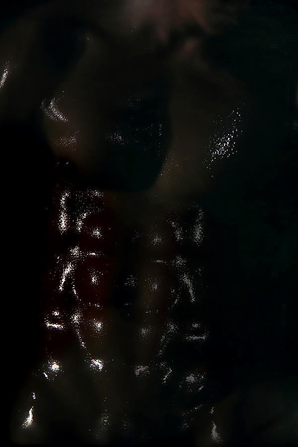 Nude Photograph -  Man In Black by Mark Ashkenazi