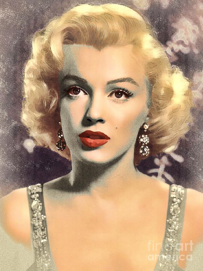 Marilyn Monroe Portrait A Digital Art by Andre Drauflos