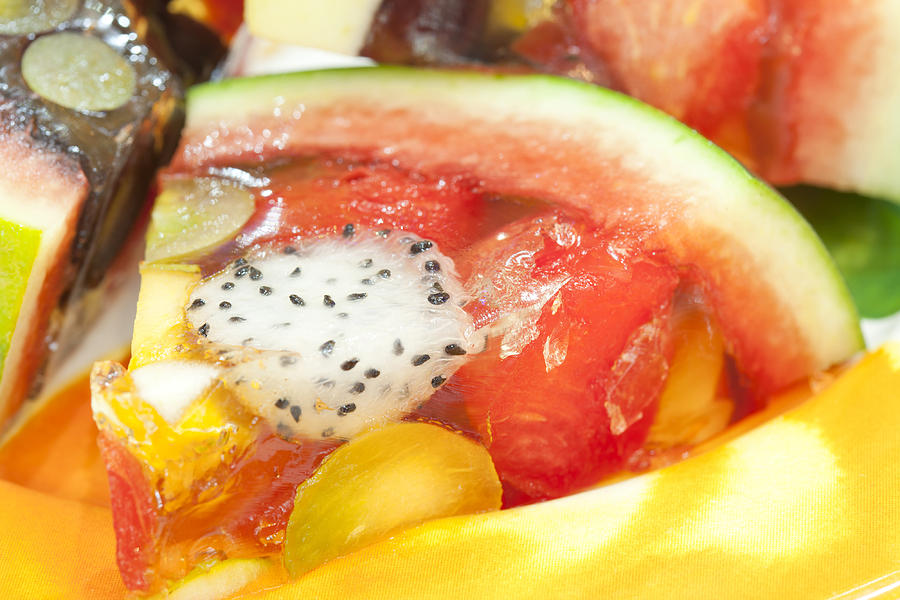 Summer Photograph -  Mixed Fruit Watermelon by Anek Suwannaphoom