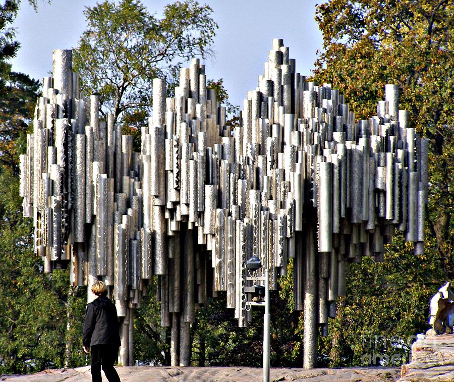  Sibelius Monument Photograph by Louise Peardon