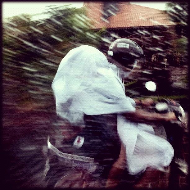 Balinese Photograph - ... Still Raining In Bali ... Theres by Brian Cassey