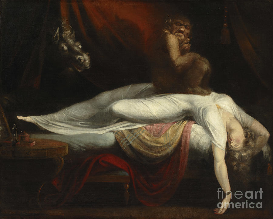 Incubus Painting -  The Nightmare by Henry Fuseli