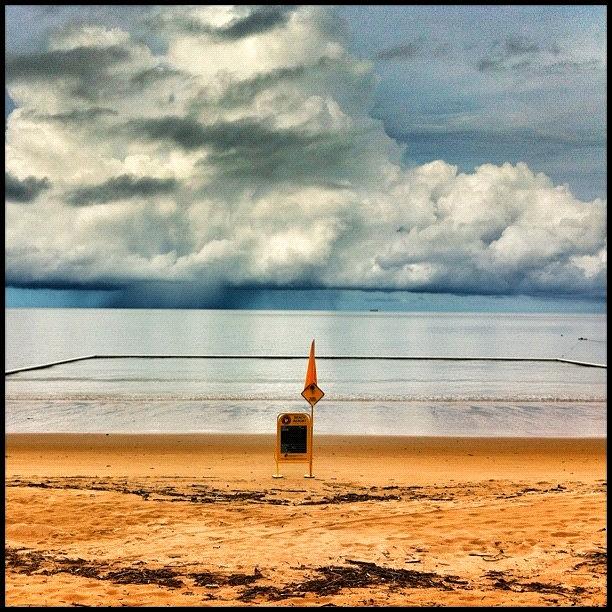 Beach Photograph - ... Todays Weather In The Coral Sea by Brian Cassey