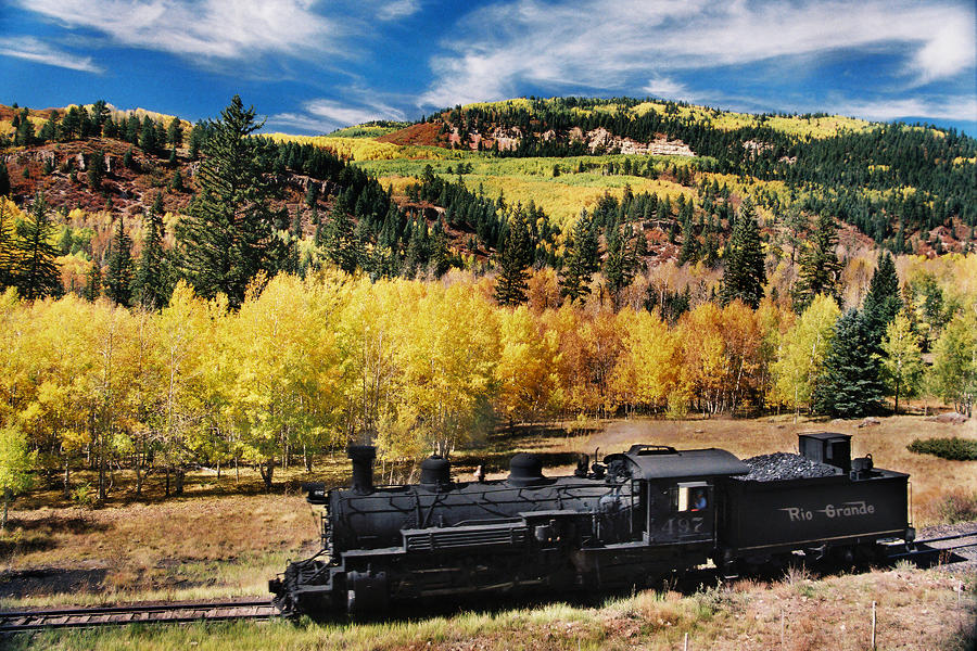  Train At Chama Photograph by Ron Weathers