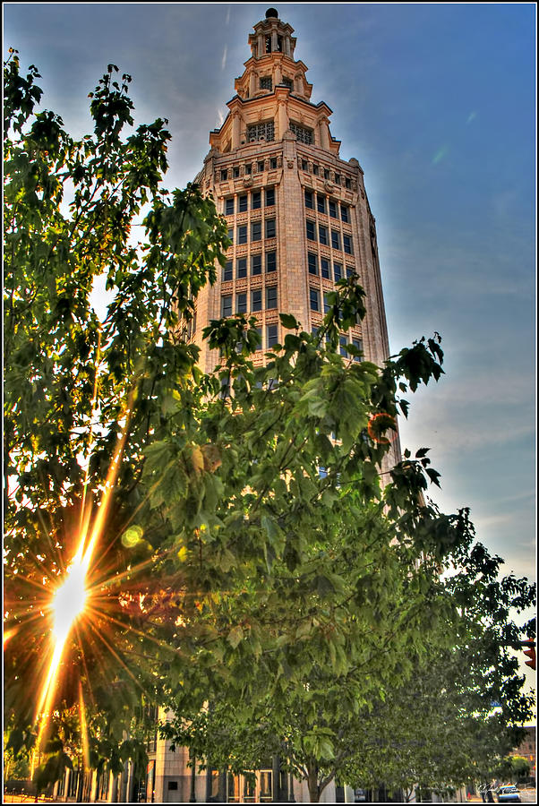 002 Electric Tower at Sunrise  Photograph by Michael Frank Jr