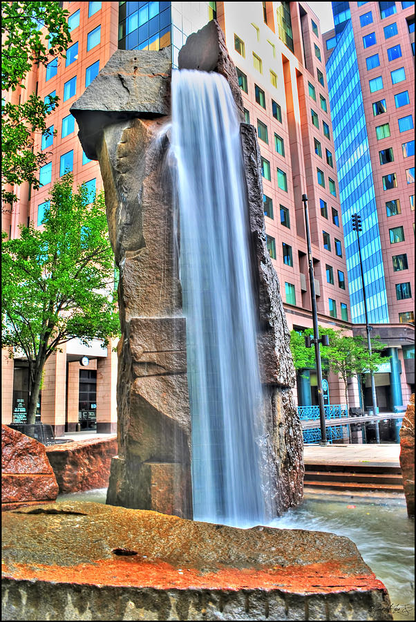 003 Fountain Plaza  Photograph by Michael Frank Jr
