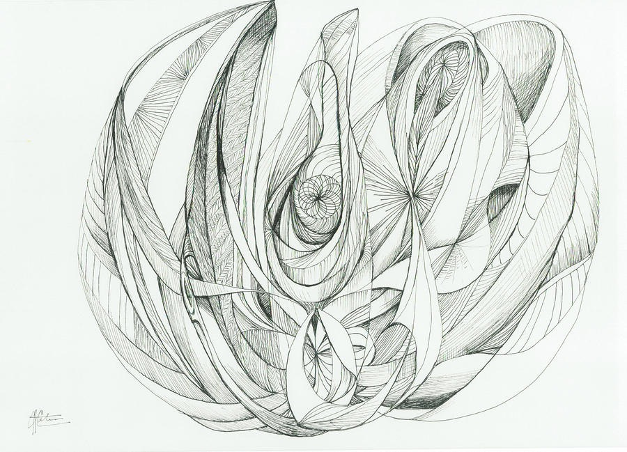 Protected   0811-9 Drawing by Charles Cater