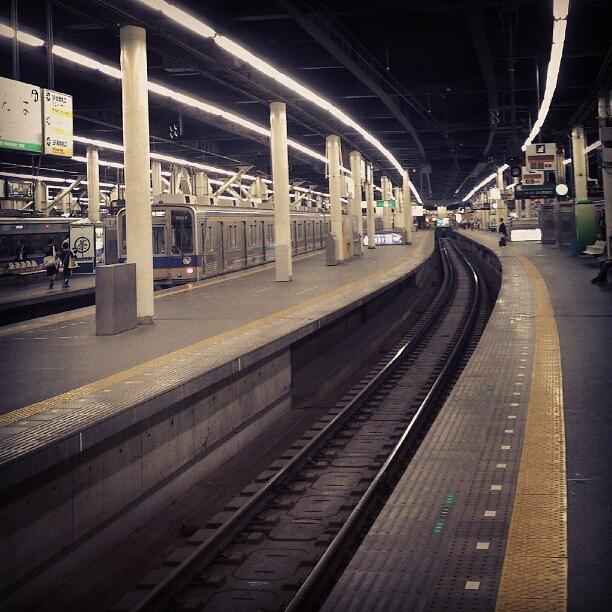 Train Photograph - 南海難波駅 Nanba Station #1 by My Senx
