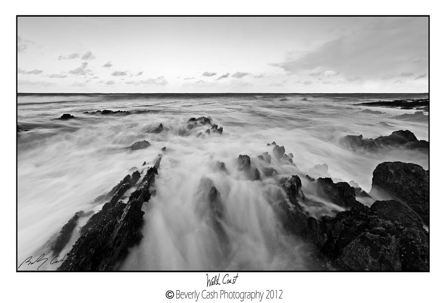 Black And White Photograph -  Welsh Coast #1 by B Cash