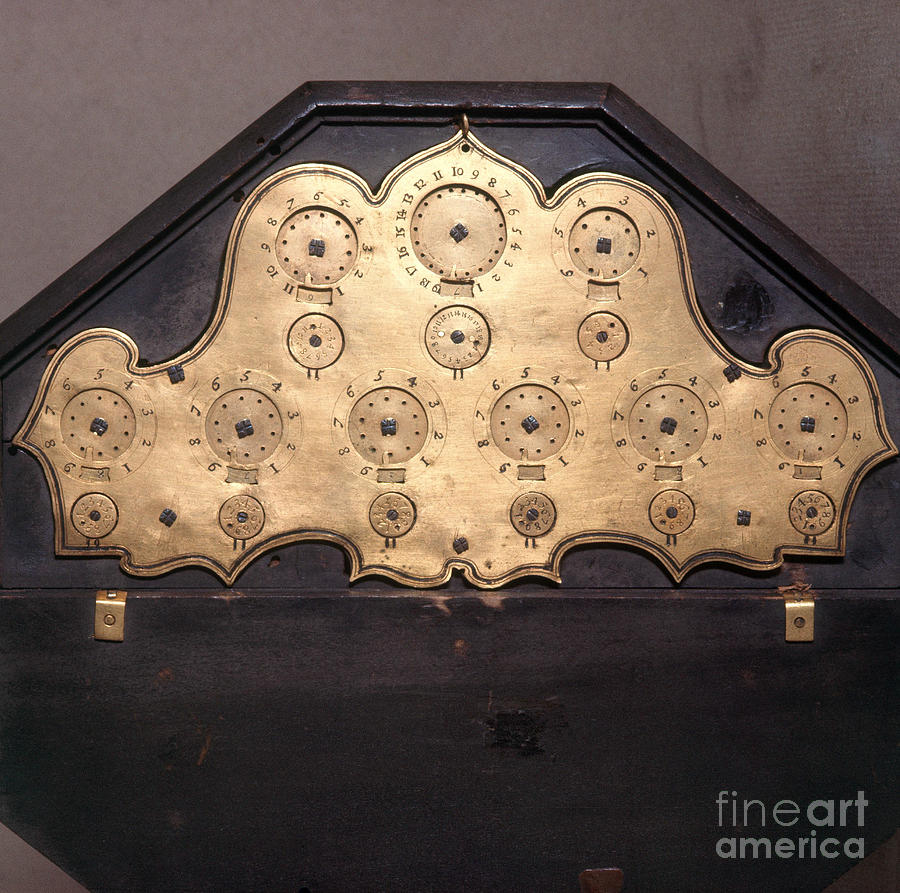 17th Century Calculating Machine Photograph by Tomsich