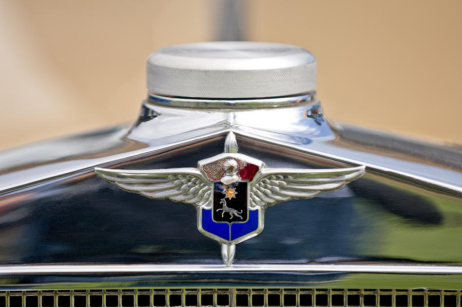 1932 Cadillac LaSalle Emblem Photograph by Jill Reger